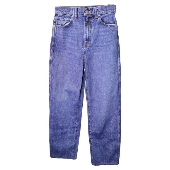 Khaite The Albi Jean in Blue Cotton Denim - Picture 1 of 3